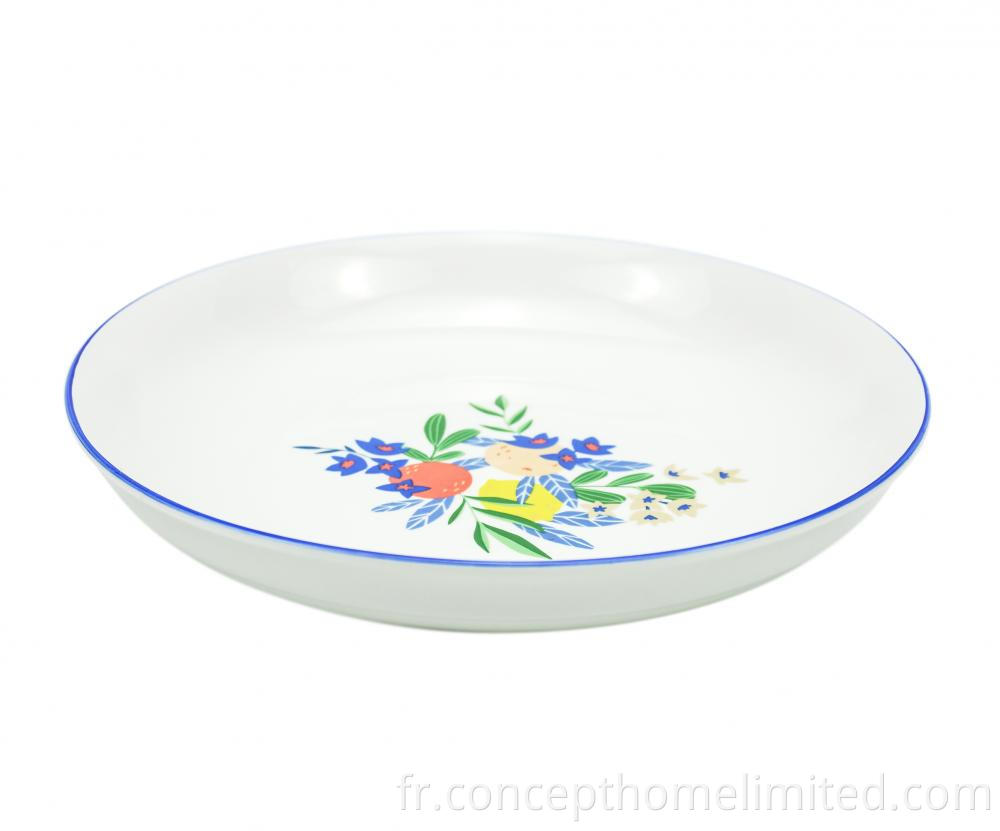 Porcelain Dinner Set With Decal Ch22067 03 4